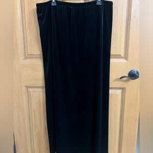 Bobeau Velvet Maxi Skirt